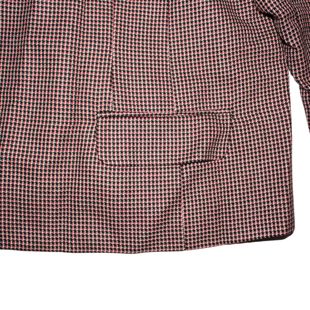 Rene Rowan For Saville Plus Size 24W Multicolored 4 Button Houndstooth Blazer - Picture 5 of 8